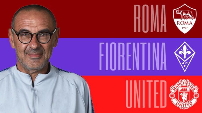 sarri roma fiorentina manchester united