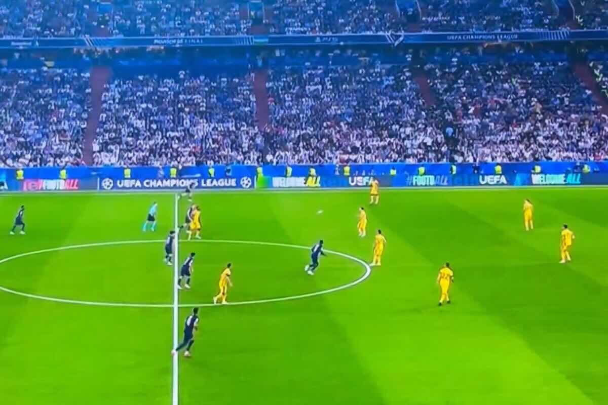 Psg Inter calcio d'inizio