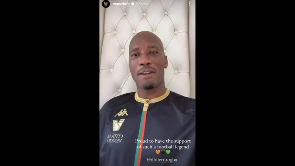 Drogba supporta il Venezia: il motivo