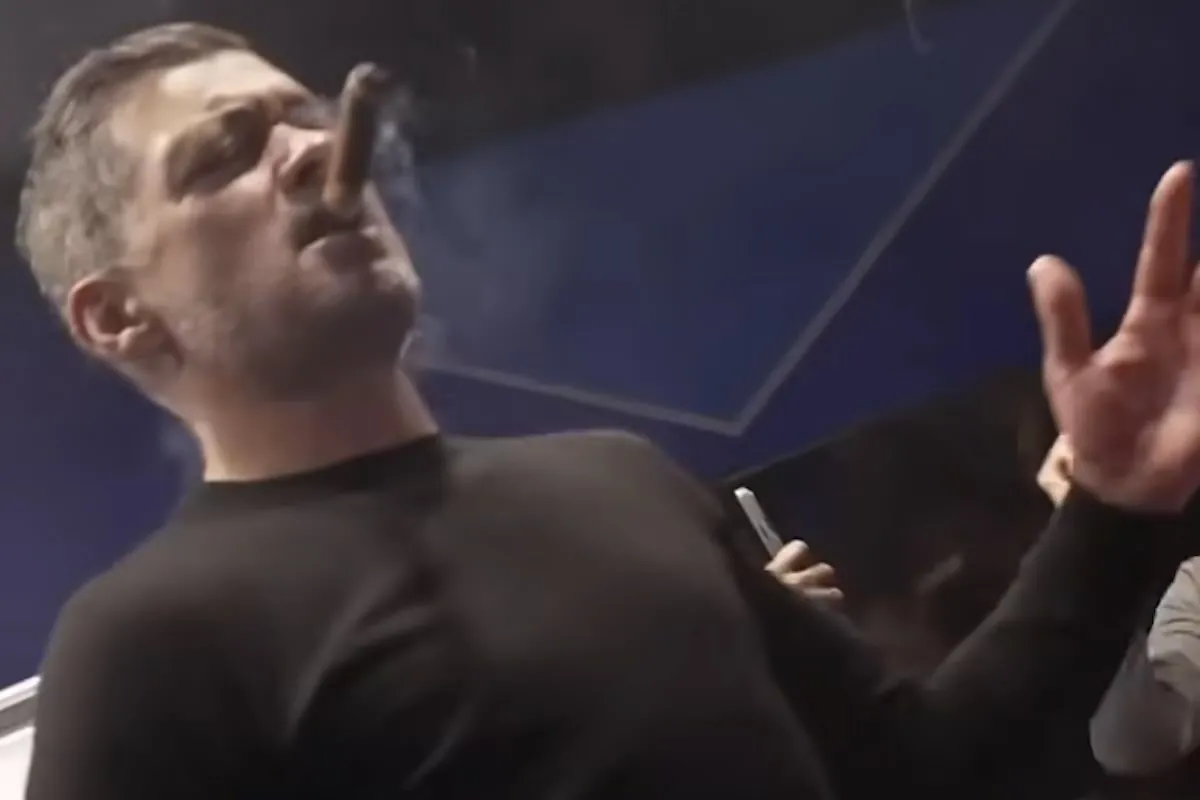 Conceicao con il sigaro