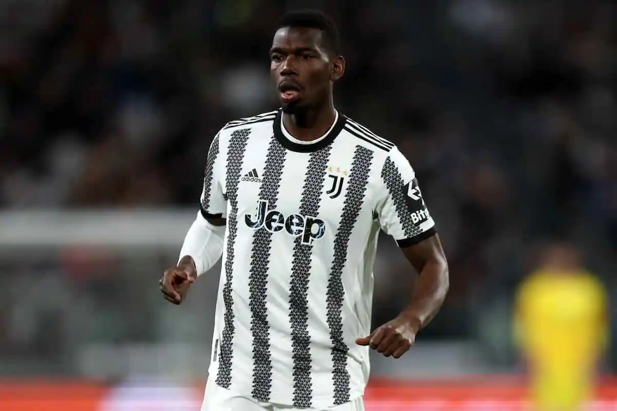 Pogba con la maglia della Juventus
